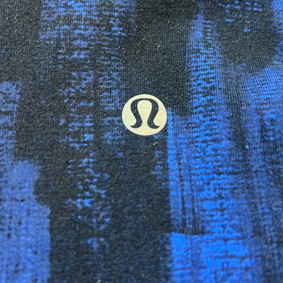 Lululemon Wunder Under Full-On Luon Roll Down Nightsky Blue Black Leggings 4 - Picture 10 of 16